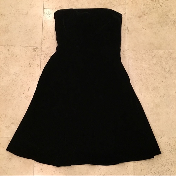 Ann Taylor Dresses & Skirts - Black Velvet Dress Ann Taylor Dresses & Skirts - Black Velvet Dress